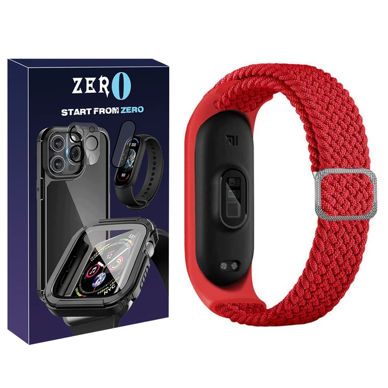 بند زیرو مدل Braided ZR مناسب برای ساعت هوشمند شیائومی Mi band 4/5/6