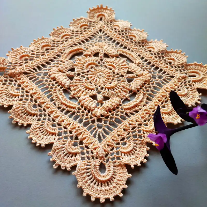 رومیزی بافتنی کد M05