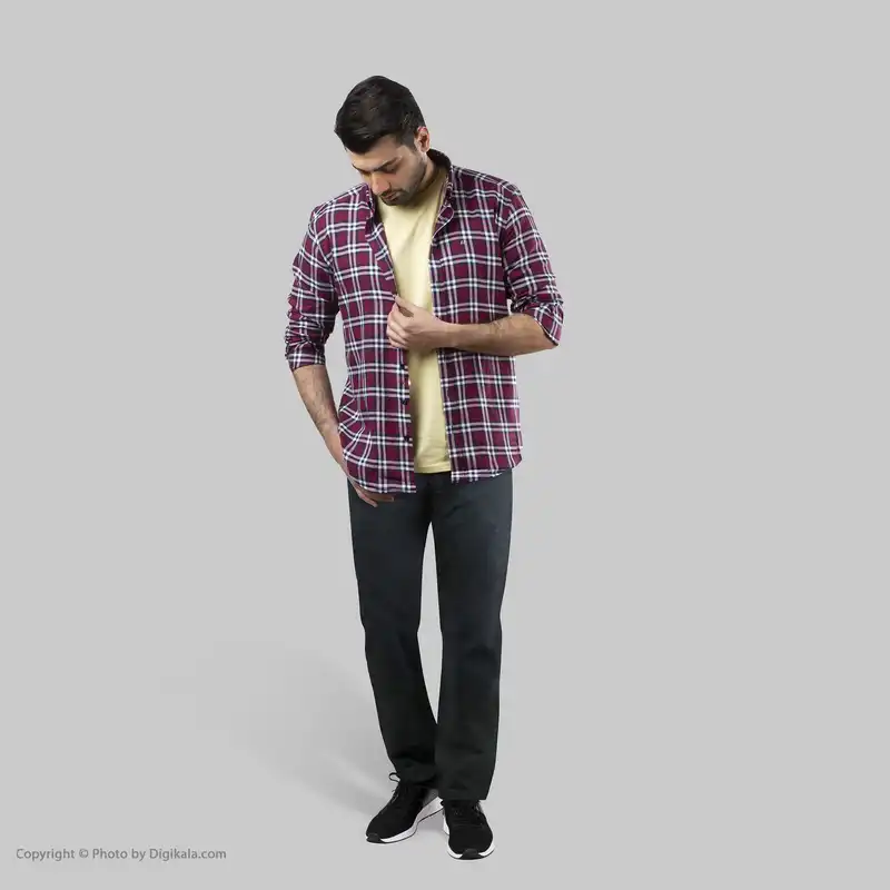 شلوار مردانه کد 125 رنگ ذغالی