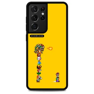 AKAM AMCWSGS21U-SUPER MARIO4 Cover For Samsung Galaxy S21 Ultra