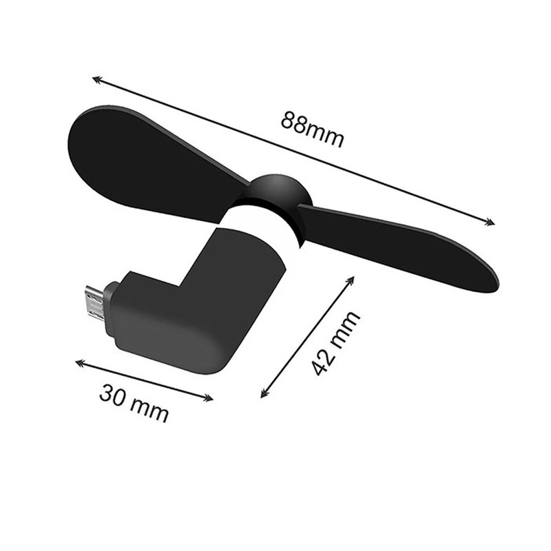 پنکه همراه مدل Type-c کد2358 بسته ی 5 عددی