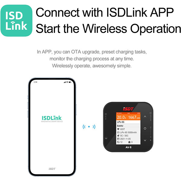 شارژر باتری هوشمند ای اس دی تی مدل Air8