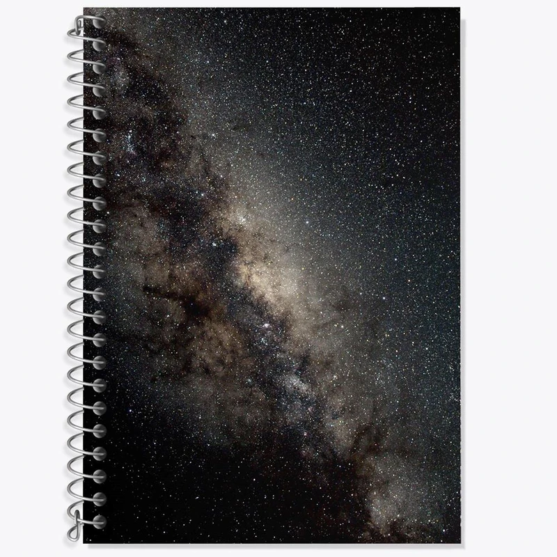 دفتر زبان 50 برگ خندالو مدل سه خط طرح کهکشان و سیاره ها کد 25366