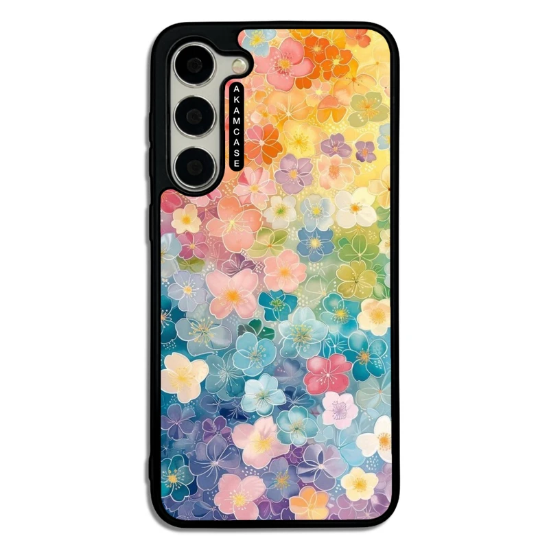 کاور آکام مدل AMC-WSGS23P-FLOWERS-27 مناسب برای گوشی موبایل سامسونگ Galaxy S23 Plus