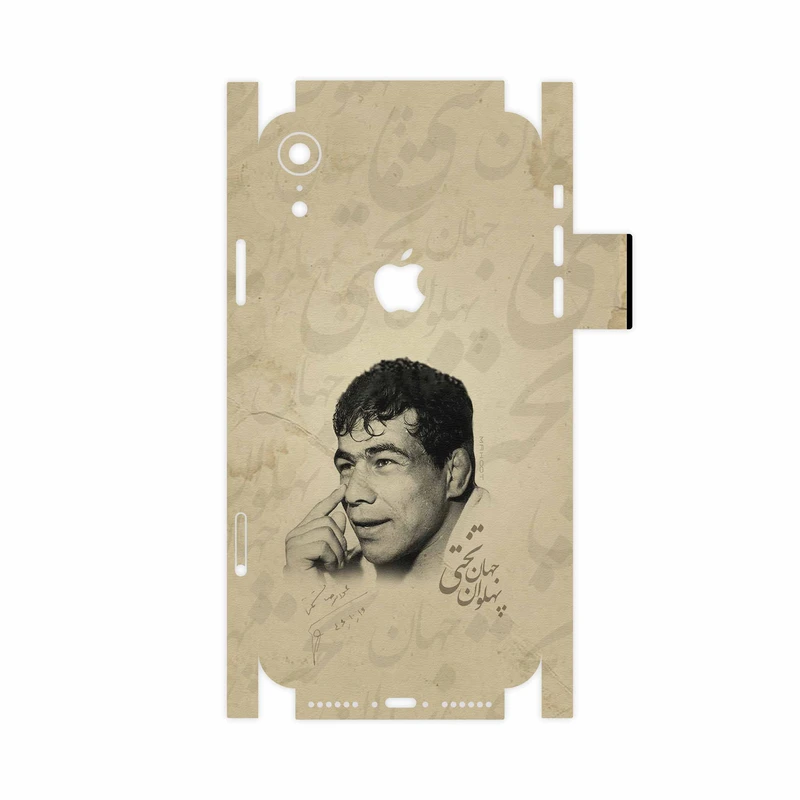 برچسب پوششی ماهوت مدل Gholamreza Takhti-FullSkin مناسب برای گوشی موبایل اپل iPhone XR
