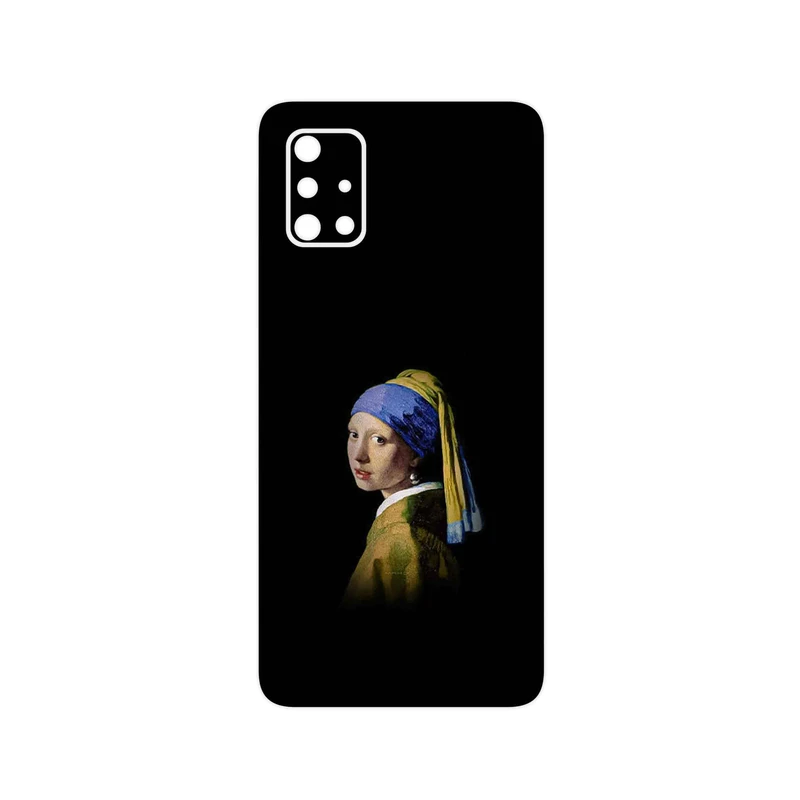 برچسب پوششی ماهوت مدل Girl with a Pearl Earring of Vermeer مناسب برای گوشی موبایل سامسونگ Galaxy A71