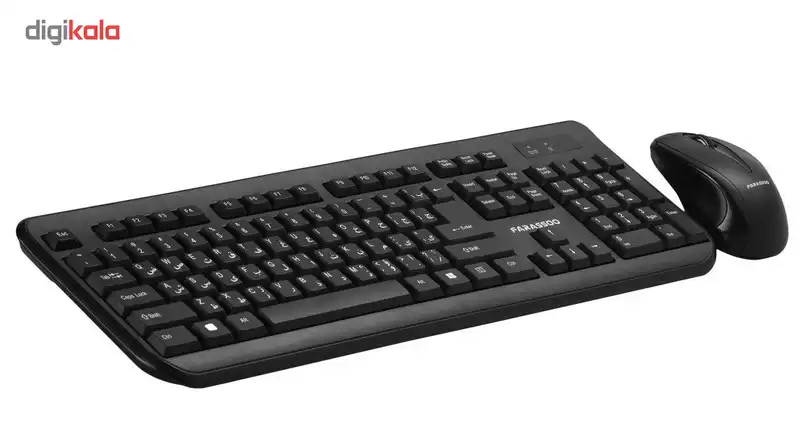ماوس و کیبورد بی سیم فراسو مدل FCM-3838RF BLACK