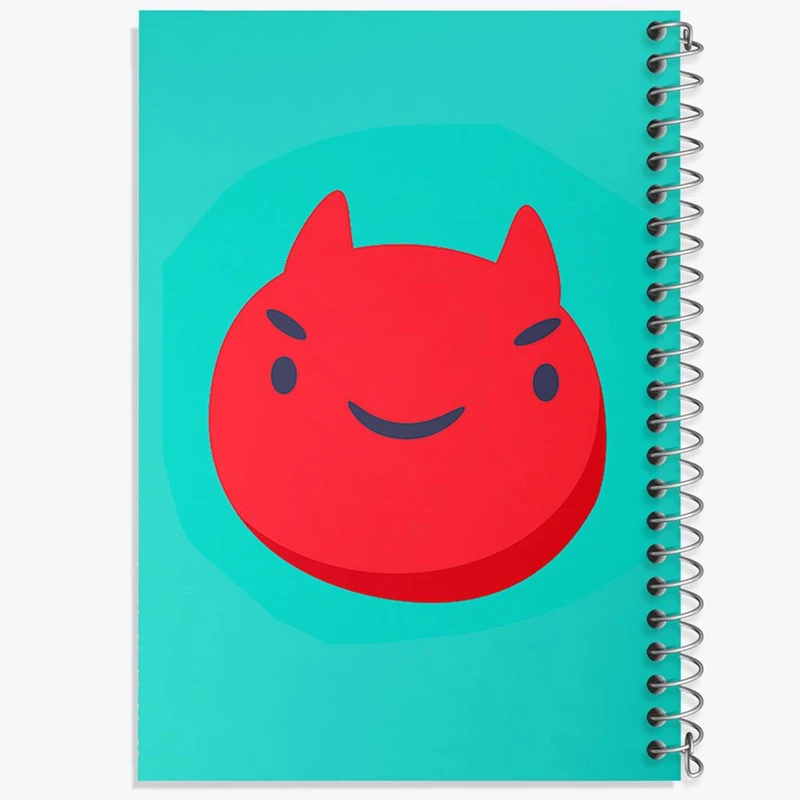 دفتر ژورنال نویسی 50 برگ خندالو مدل نقطه ای طرح ایموجی Emoji کد 3012