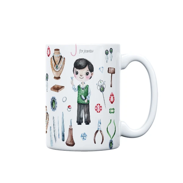 ماگ مدل مشاغل طرح طلا فروشی کد 817