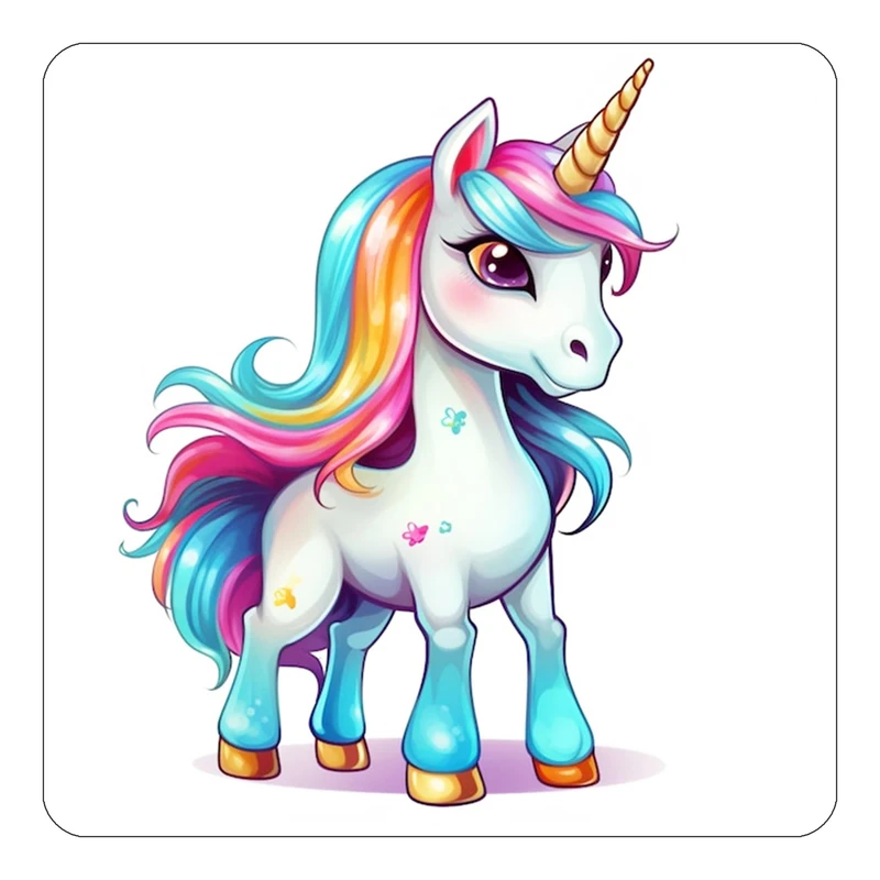 مگنت کاکتی طرح اسب تک شاخ و یونیکورن مدل mp31348