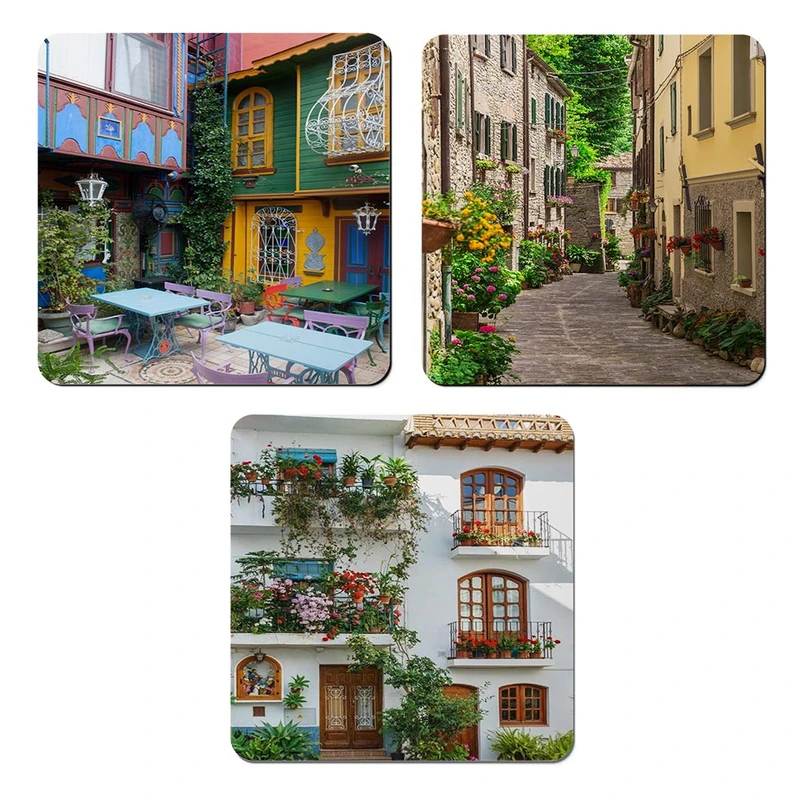 مگنت صباطرح مدل کوچه و خیابان کد M1310 مجموعه 3 عددی