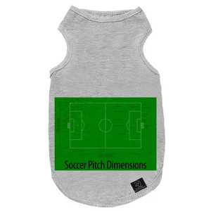 لباس سگ و گربه 27 مدل Soccer Pitch Dimensions کد MH949 سایز L