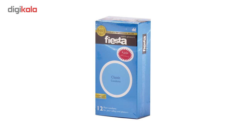 کاندوم ساده فیستا مدل Classic بسته 12 عددی