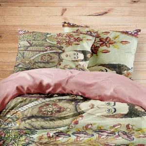 سرویس روتختی مدوپد طرح فرش تابلو مدل C-T00008 یک نفره 4 تکه