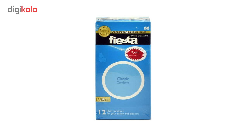 کاندوم ساده فیستا مدل Classic بسته 12 عددی