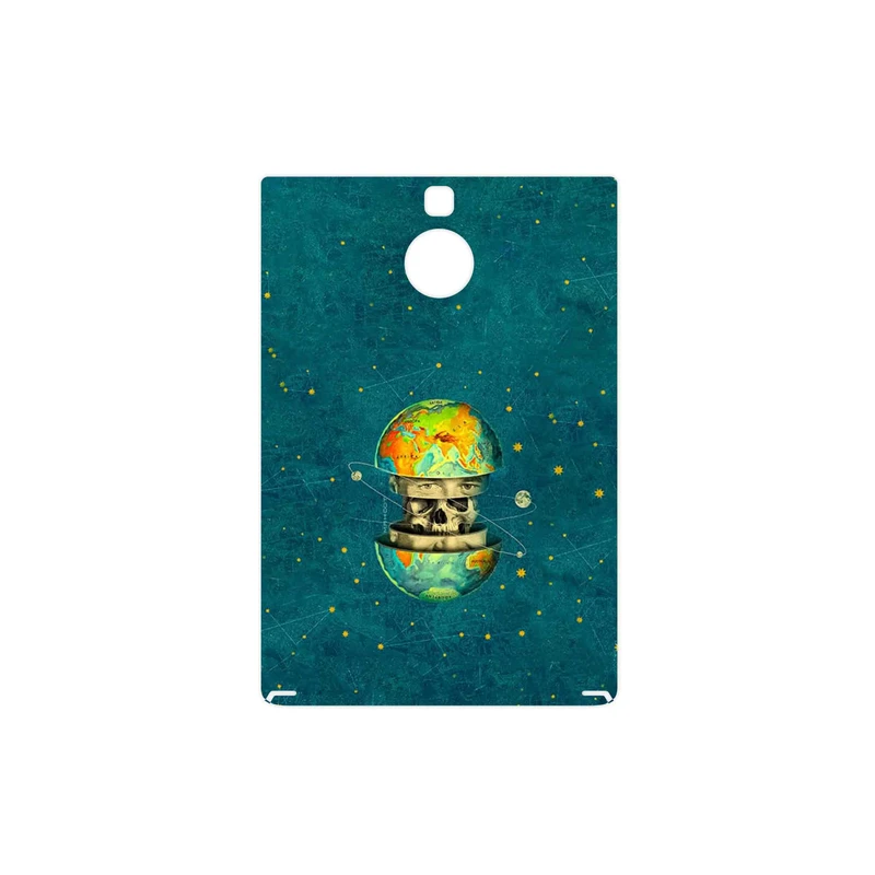 برچسب پوششی ماهوت مدل Collage of Earth Face مناسب برای گوشی موبایل بلک بری Passport Silver Edition