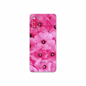 MAHOOT Pink-Flower Cover Sticker for Realme 7 Pro