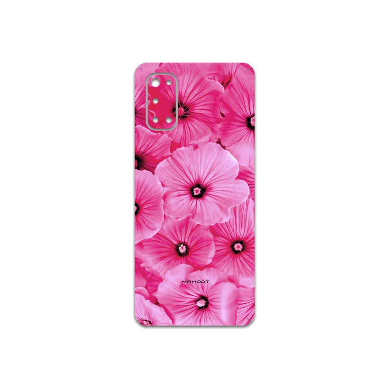 برچسب پوششی ماهوت مدل Pink-Flower مناسب برای گوشی موبایل ریلمی 7 Pro