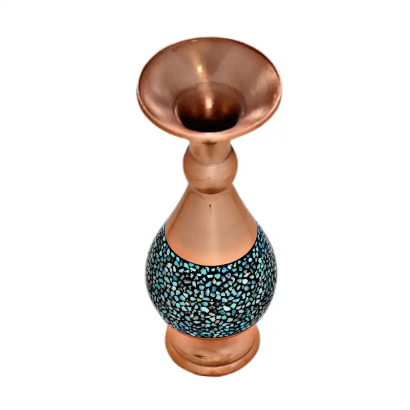 گلدان فیروزه کوبی کد 16