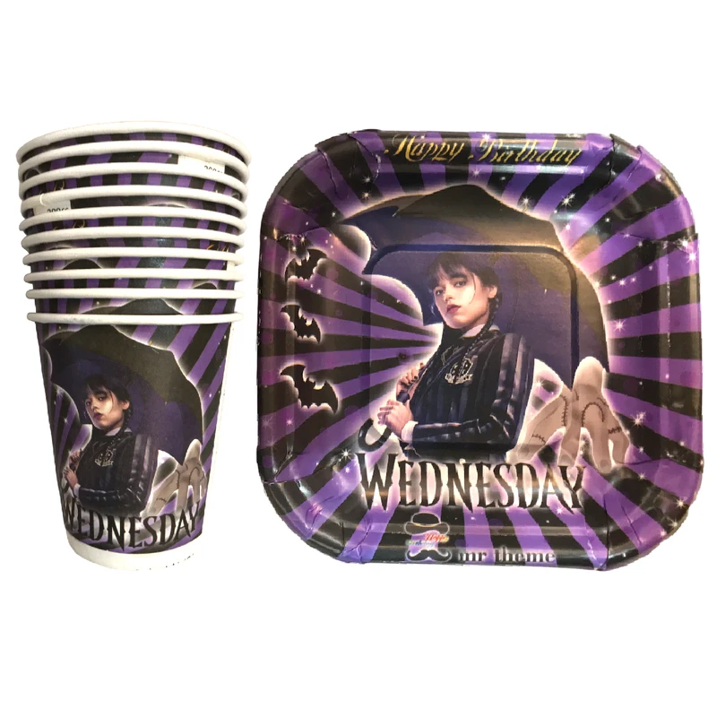 پیش دستی و لیوان یکبار مصرف مستر تم مدل ونزدی سوپر پلاس بسته 40 عددی