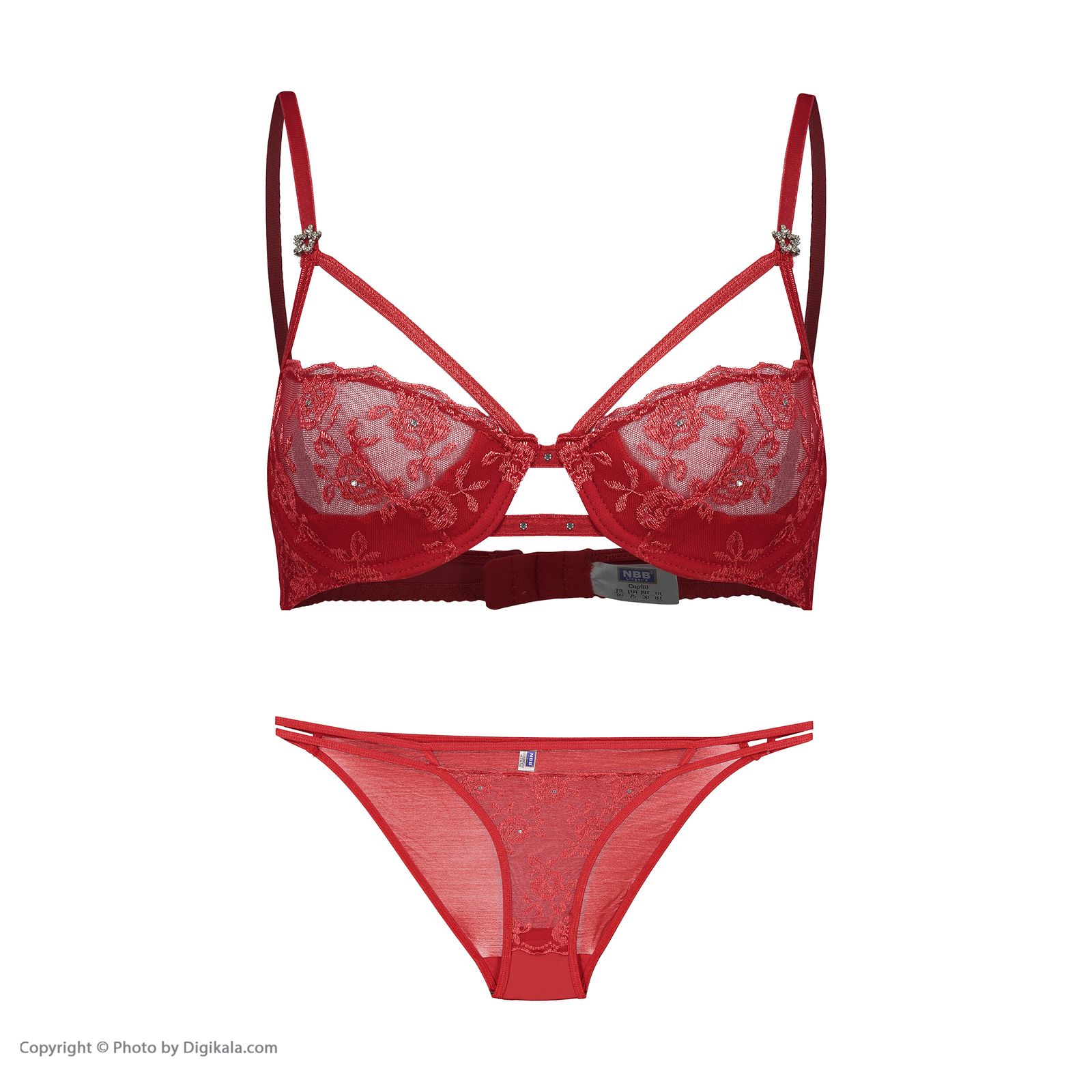 ست شورت و سوتین زنانه ان بی بی مدل 4118-72 -  - 3