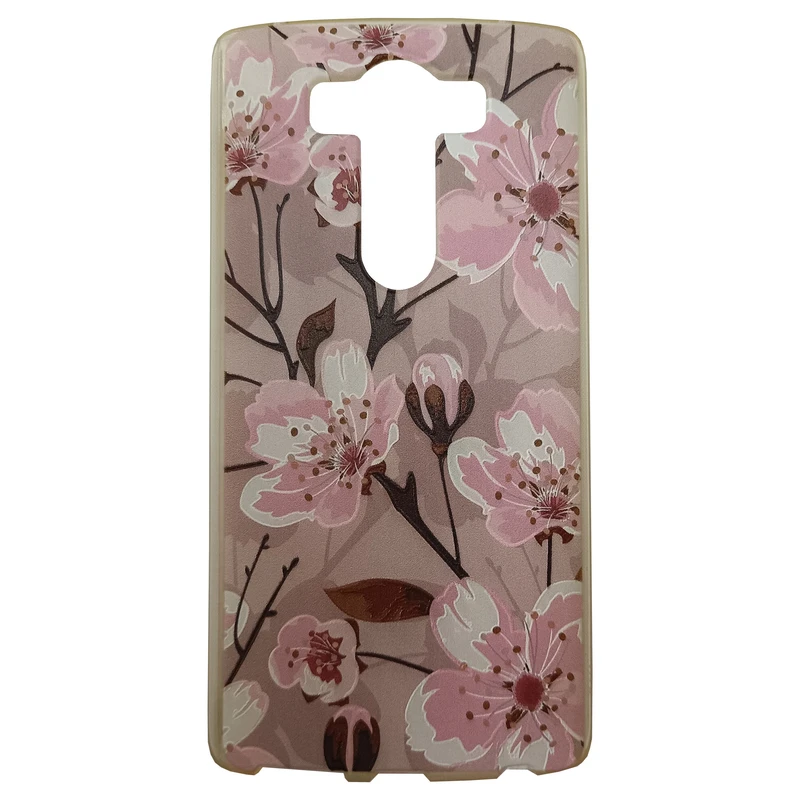 کاور مدل ژله ای کد 31-0 طرح گل مناسب برای گوشی موبایل ال جی V10