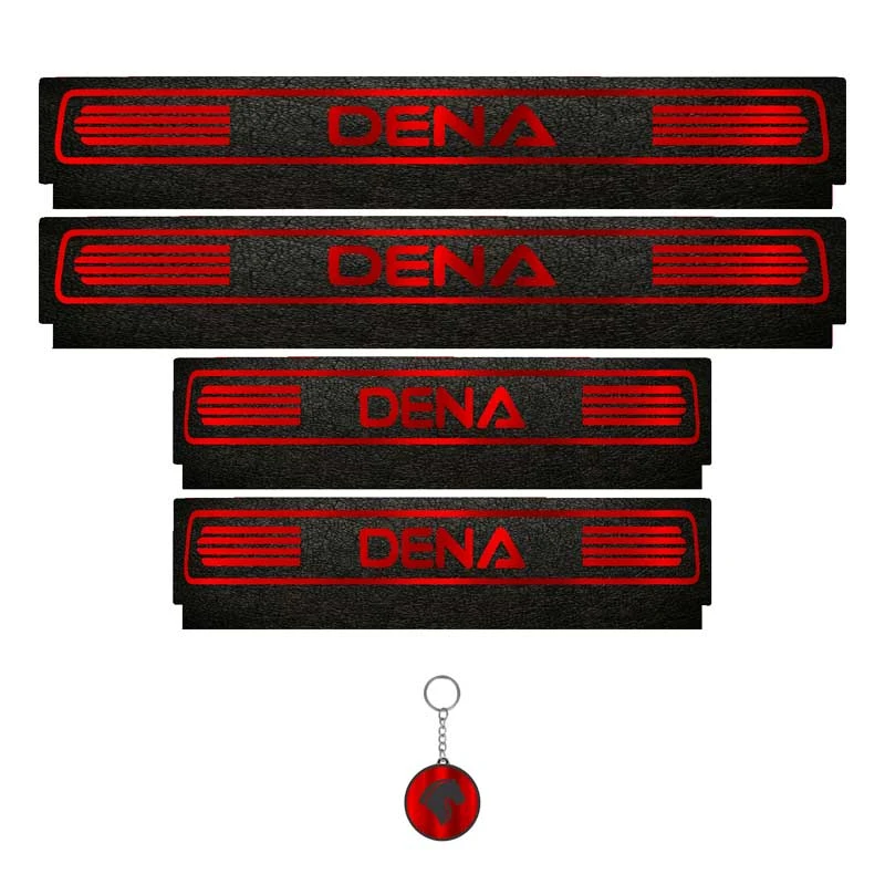 برچسب پارکابی خودرو لندمون کد LM133 MR مناسب برای دنا مجموعه 4 عددی به همراه جاکلیدی