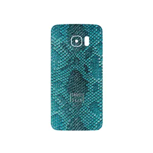 MAHOOT Blue Snake Skin Cover Sticker for Samsung Galaxy S7 Edge