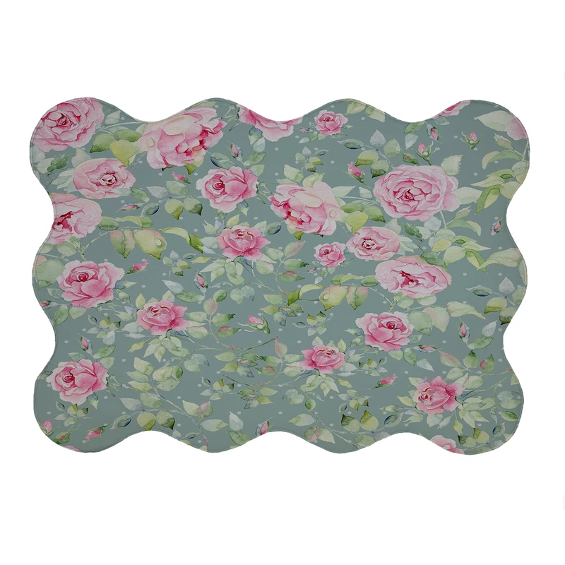 پادری مدل دالبر طرح گل کد 5904 سایز 80x110 سانتی متر 