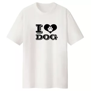 تی شرت لانگ آستین کوتاه  مردانه مدل DOG کد LL173 S