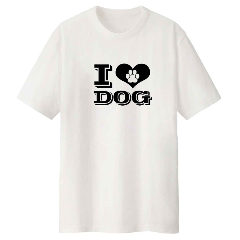 تی شرت لانگ آستین کوتاه مردانه مدل DOG کد LL173 S
