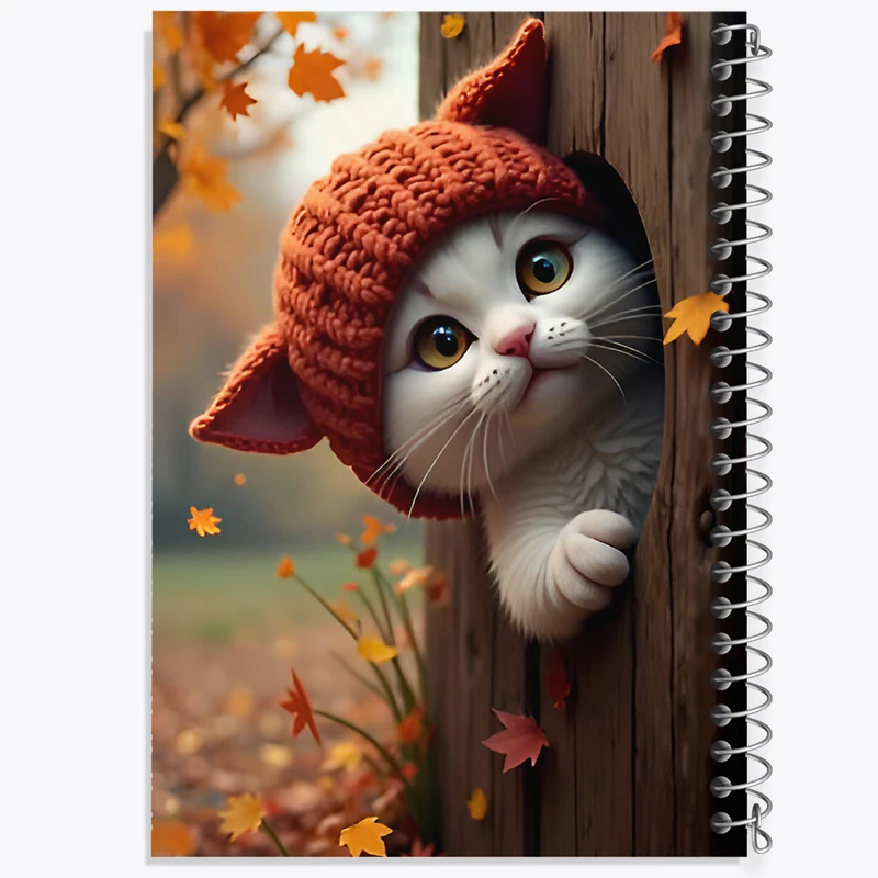 دفتر لیست خرید 50 برگ خندالو طرح گربه بامزه کد F7249