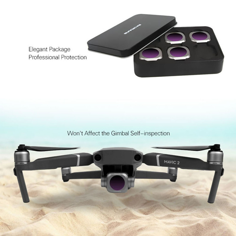 فیلتر لنز سانی لایف مدل CHT9136 مناسب برای پهباد دی جی آی MAVIC 2 PRO مجموعه 4 عددی