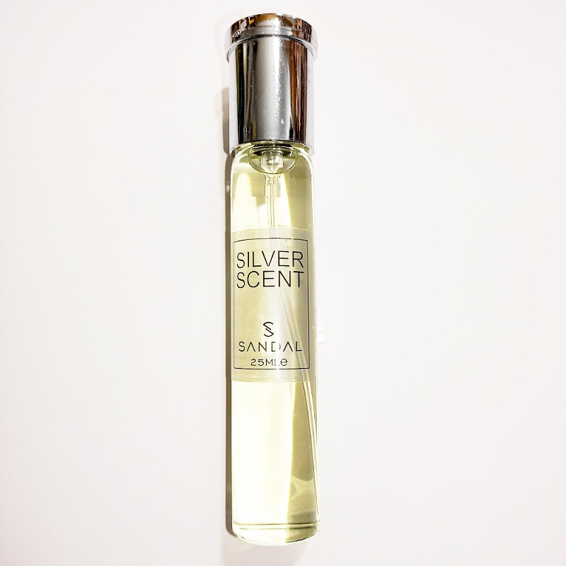 عطر جیبی مردانه صندل مدل سیلور سنت حجم 25 میلی لیتر عطر جیبی مردانه صندل مدل سیلور سنت حجم 25 میلی لیتر
