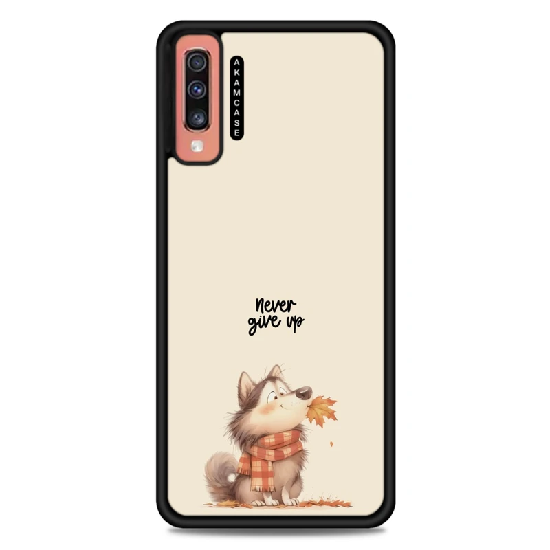 کاور آکام مدل AMC-WSGA70-ANIMALS QOUTES-11 مناسب برای گوشی موبایل سامسونگ Galaxy A70