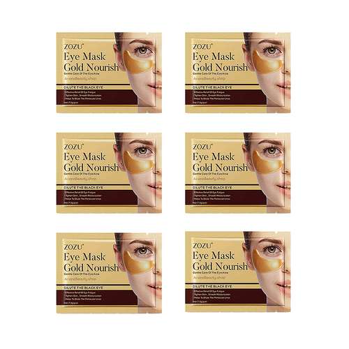 ماسک زیر چشم زوزو مدل طلا وزن 7.5 گرم مجموعه 6 عددی