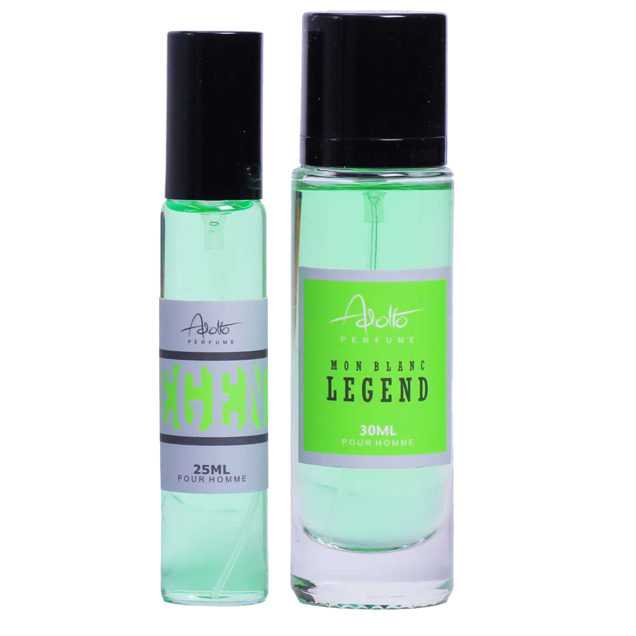 عطرجیبی مردانه آدولفو مدل Legend  حجم 30 میلی لیتر به همراه عطرجیبی مردانه آدولفو مدل Legend  حجم 25 میلی لیتر