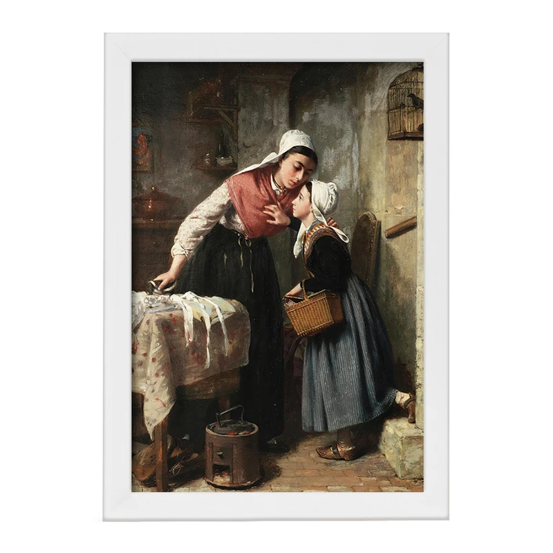 تابلو خندالو مدل نقاشی ماموریت اثر پیر ژان ادموند کستان کد F12368