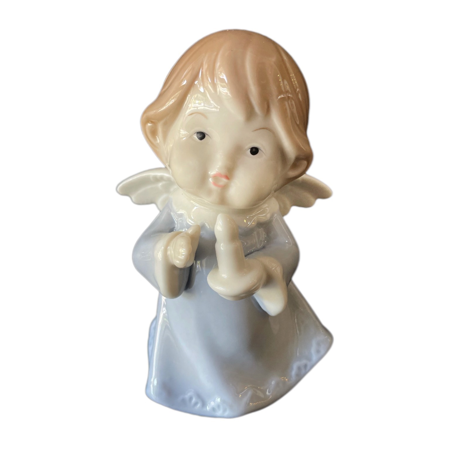 مجسمه  مدل  فرشته شمع به دست