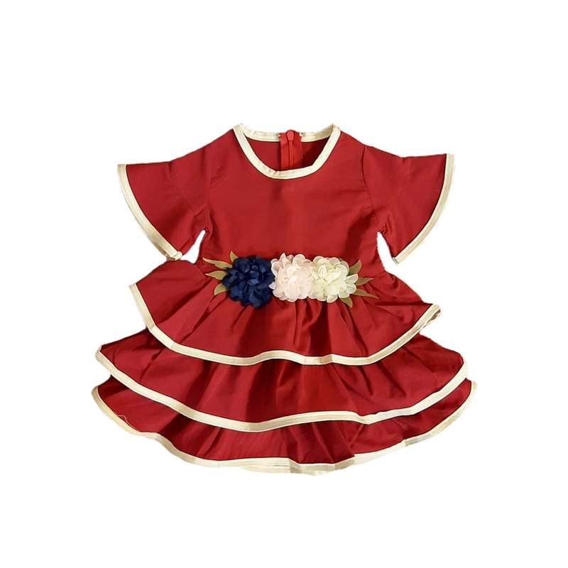 پیراهن دخترانه مدل آبشاری