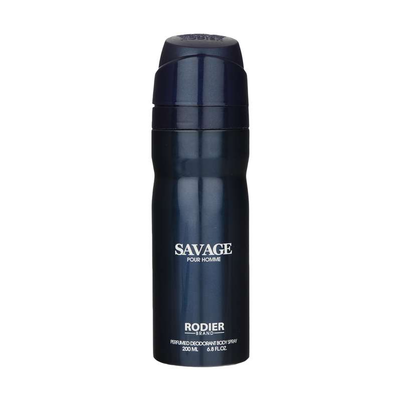 اسپری بدن مردانه رودیر مدل sAVAGE حجم 200 میلی لیتر