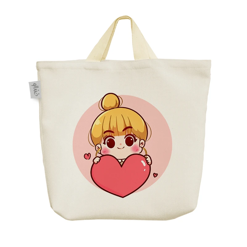 ساک خرید خندالو مدل عاشقانه lovely کد H600