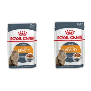 پوچ گربه رویال کنین مدل intense beauty وزن 100 گرم بسته 2 عددی