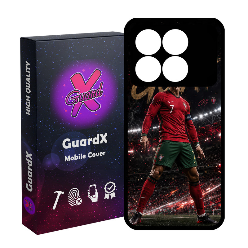 کاور گارد ایکس طرح کریستیانو رونالدو مدل 11122 مناسب برای گوشی موبایل شیائومی Poco X6 Pro 5G / Redmi K70E