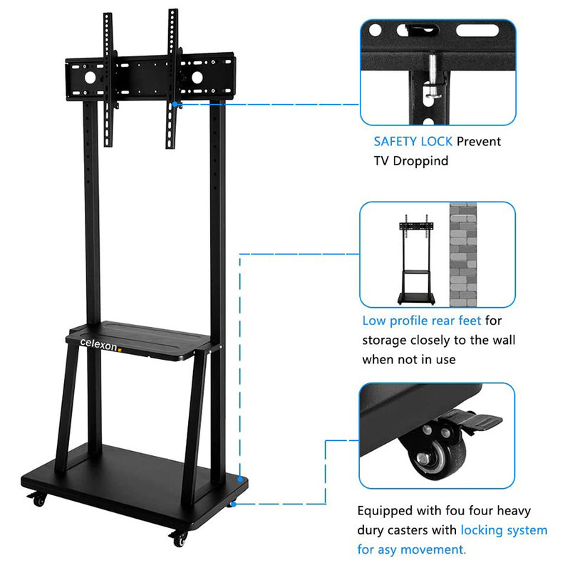 پایه تلویزیون سلکسون مدل CBF185 مناسب برای تلویزیون های 32 تا 80 اینچ