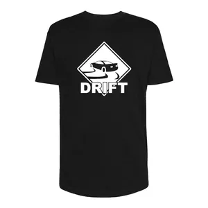 تی شرت لانگ آستین کوتاه  مردانه مدل DRIFT کد P074 رنگ مشکی