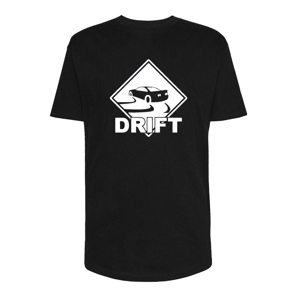 تی شرت لانگ آستین کوتاه مردانه مدل DRIFT کد P074 رنگ مشکی