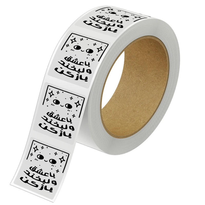 برچسب مدل تشکر از خرید طرح لبخند و عشق کد Jm