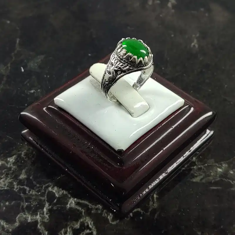 انگشتر مردانه سلین کالا مدل یشم گوزن کد D-18