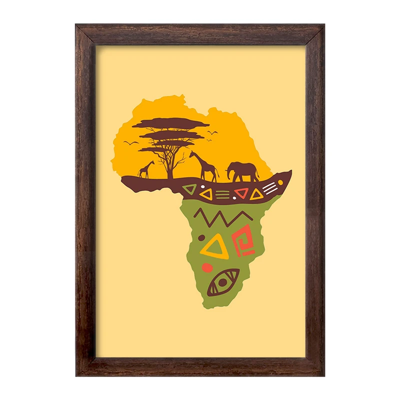 تابلو خندالو طرح آفریقا Africa کد 29825